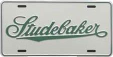 Missing image for Studebaker License Plate