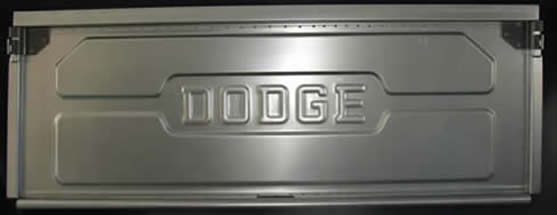 Dodge stamped tailgate
