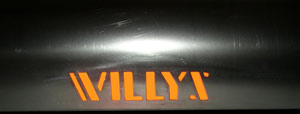 willys custom hood