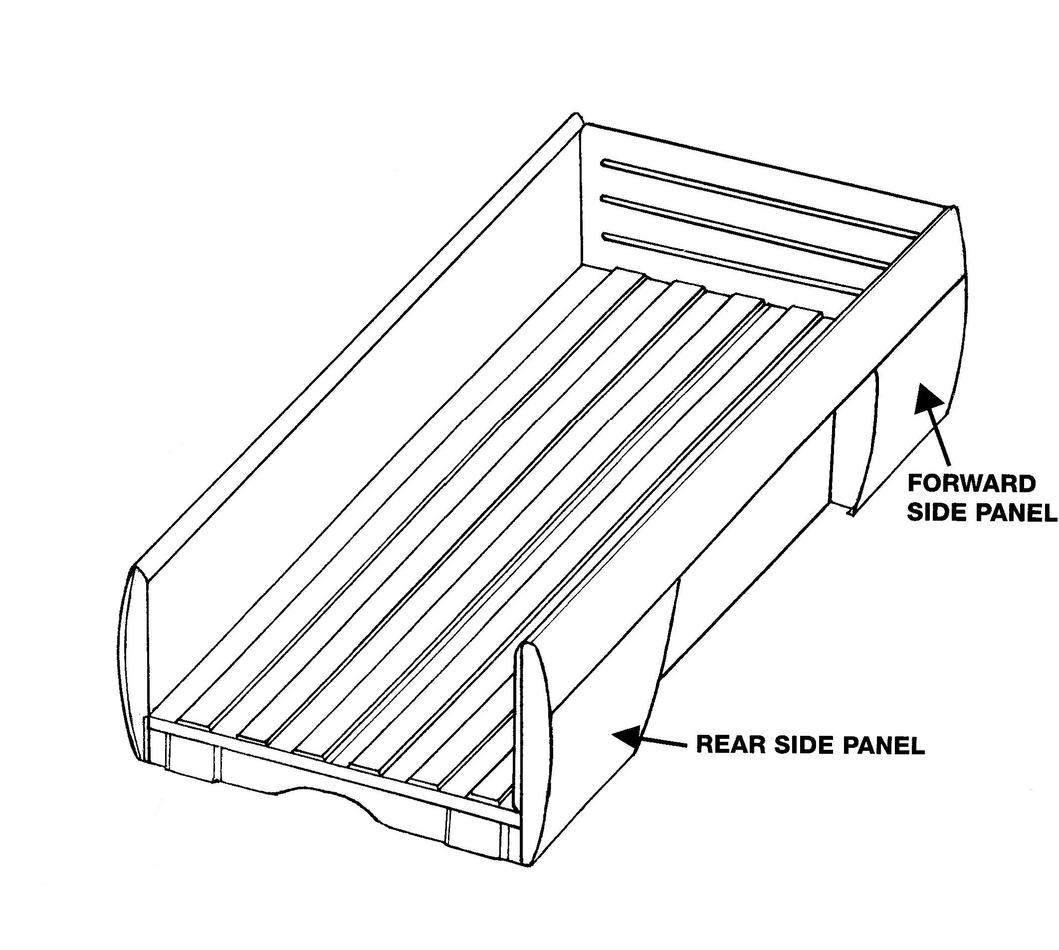 Studebaker Truck Pickup Box Side Panels