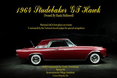 Missing image for 1953-1964 Studebaker CK Coupe and Hawk Cowl/Hood Sea