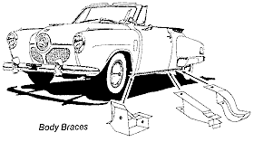 Studebaker Body Supports Drawing
