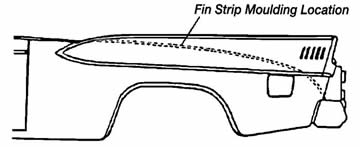Studebaker Fin Strip Moldings